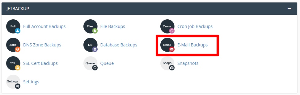 email account backup